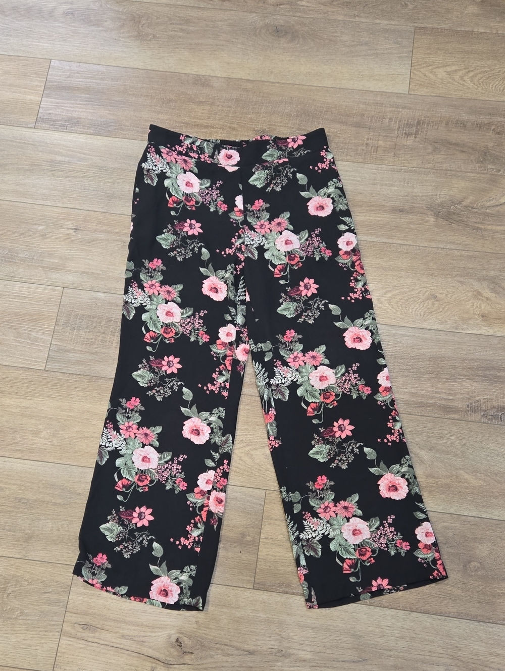 Nine West Floral Wide-Leg Pants Resortwear